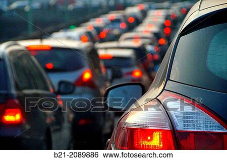 Traffic, cars View Large Photo Image Stock Photograph - Traffic, cars. Fotosearch