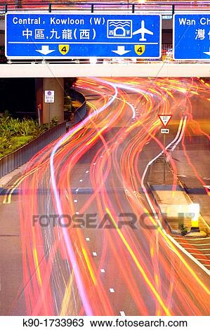 Traffic, Hong Kong, China, Asia View Large Photo Image Stock Image - Traffic, Hong Kong, China, Asia. Fotosearch