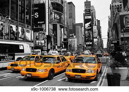 Traffic in Times Square, New York View Large Photo Image Stock Photo - Traffic in Times Square, New York. Fotosearch