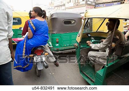 Traffic jam in Old Delhi. India View Large Photo Image Stock Image - Traffic jam in Old Delhi. India. Fotosearch
