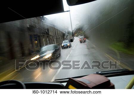 Picture - Traffic, Santiago de Compostela, La Corua province, Galicia, Spain. Fotosearch