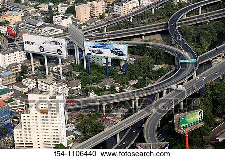 Trafficcircle in Bangkok View Large Photo Image Stock Image - Trafficcircle in Bangkok. Fotosearch