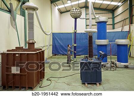 Trafo 550 kV. High Voltage Electric Laboratory. Certification of electrical equipment. Technological Services to Industry. Tecnalia Research & innovation, Bizkaia, Basque Country, Spain. View Large Photo Image Stock Image - Trafo 550 kV. High Voltage Electric Laboratory. Certification of electrical equipment. Technological Services to Industry. Tecnalia Research & innovation, Bizkaia, Basque Country, Spain.. Fotosearch