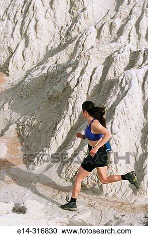 Trail running. Grand Staircase-Escalante National Monument. Utah. USA View Large Photo Image Stock Image - Trail running. Grand Staircase-Escalante National Monument. Utah. USA. Fotosearch