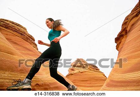 Trail running.? The Wave?. Coyote Buttes. Grand Staircase-Escalante National Monument. Utah. USA View Large Photo Image Stock Photo - Trail running.? The Wave?. Coyote Buttes. Grand Staircase-Escalante National Monument. Utah. USA. Fotosearch