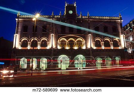 Stock Photo - Train station, Lisbon. Portugal. Fotosearch