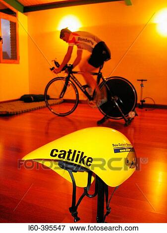 Training biker. Madrid. Spain. View Large Photo Image Stock Photo - Training biker. Madrid. Spain.. Fotosearch