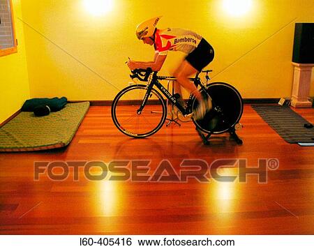 Training biker. Madrid. Spain. View Large Photo Image Stock Photograph - Training biker. Madrid. Spain.. Fotosearch