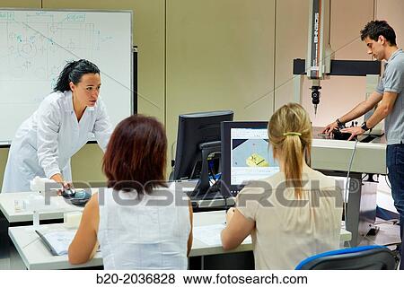 Training room. Software training course with practical Coordinate Measuring Machine. Innovative Metrology applied. Sariki Metrology. Elgoibar. Gipuzkoa. Basque Country. Spain. View Large Photo Image Stock Photo - Training room. Software training course with practical Coordinate Measuring Machine. Innovative Metrology applied. Sariki Metrology. Elgoibar. Gipuzkoa. Basque Country. Spain.. Fotosearch