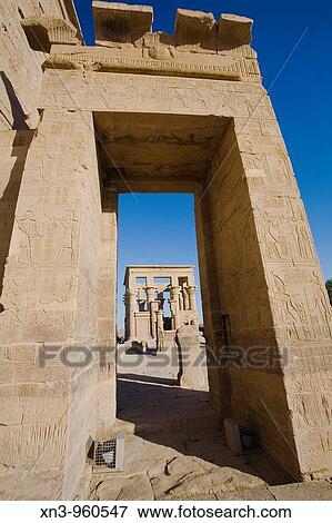 Trajan kiosk. Philae Temple. Aswan. Nubia. Egypt. View Large Photo Image Stock Photo - Trajan kiosk. Philae Temple. Aswan. Nubia. Egypt.. Fotosearch