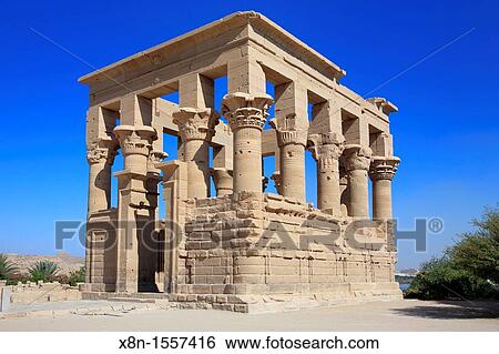 Trajan's kiosk 2nd century, Philae island, Aswan, Egtpt View Large Photo Image Stock Photograph - Trajan's kiosk 2nd century, Philae island, Aswan, Egtpt. Fotosearch