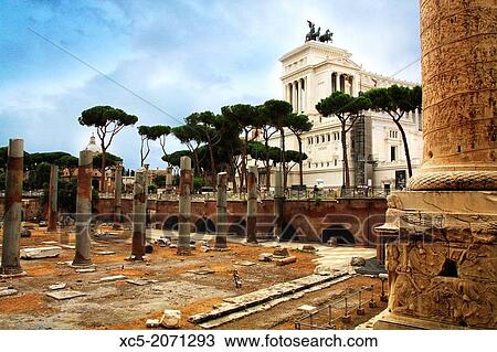 Trajanus Forum, Rome, Italy View Large Photo Image Stock Image - Trajanus Forum, Rome, Italy. Fotosearch