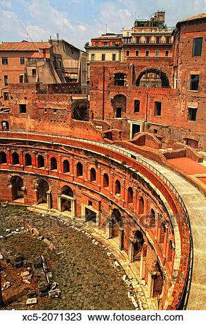 Trajanus market, Rome, Italy View Large Photo Image Stock Image - Trajanus market, Rome, Italy. Fotosearch