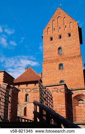 Trakai Island Castle, Vilnius region, Lithuania View Large Photo Image Stock Photography - Trakai Island Castle, Vilnius region, Lithuania. Fotosearch