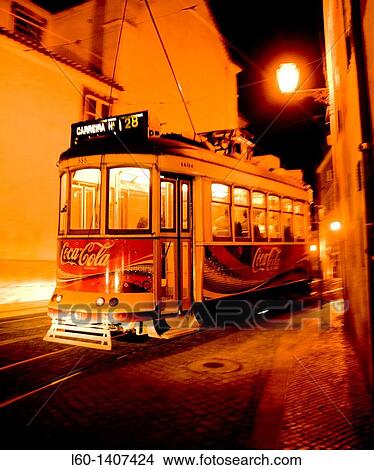 Picture - Tram 28, Lisboa, Portugal. Fotosearch