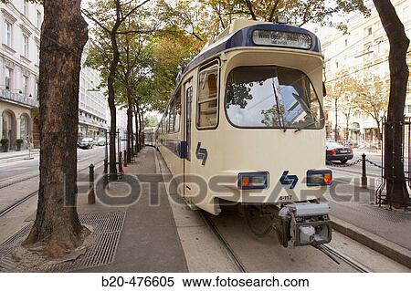Tram in Karntner Ring, Vienna. Austria View Large Photo Image Stock Photography - Tram in Karntner Ring, Vienna. Austria. Fotosearch