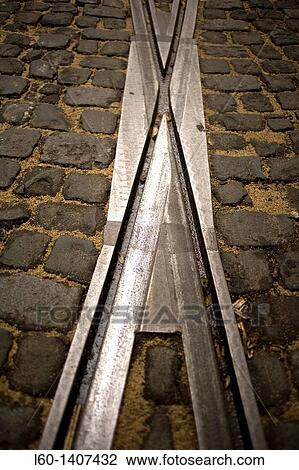 Tram track, Lisbon, Portugal View Large Photo Image Stock Image - Tram track, Lisbon, Portugal. Fotosearch