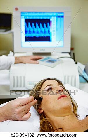 Transcranial doppler, Neurological examination. Hospital Policlinica Gipuzkoa, San Sebastian, Donostia, Euskadi, Spain View Large Photo Image Stock Image - Transcranial doppler, Neurological examination. Hospital Policlinica Gipuzkoa, San Sebastian, Donostia, Euskadi, Spain. Fotosearch