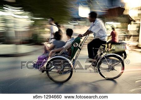 Stock Image - transport in street Hoi An, Vietnam, Asia. Fotosearch