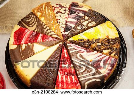 Tray of cheesecake at Holiday Party in College Park, Maryland. View Large Photo Image Picture - Tray of cheesecake at Holiday Party in College Park, Maryland.. Fotosearch