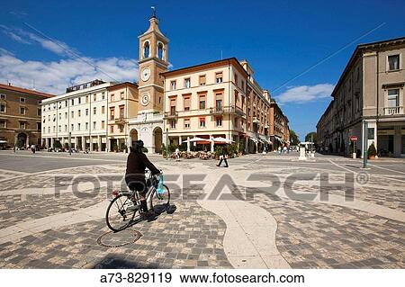 Tre Martiri square, Rimini. Emilia-Romagna, Italy View Large Photo Image Stock Photo - Tre Martiri square, Rimini. Emilia-Romagna, Italy. Fotosearch