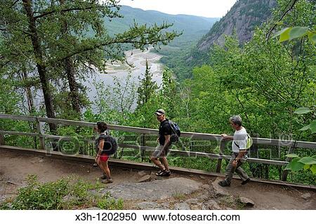 trekking, Saguenay National Park, Riviere-eternite district, Province of Quebec, Canada, North America View Large Photo Image Stock Image - trekking, Saguenay National Park, Riviere-eternite district, Province of Quebec, Canada, North America. Fotosearch
