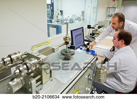Tribometer pin on disc. Laboratory surfaces. Tecnalia Research and Innovation. Donostia. San Sebastian. Gipuzkoa. Basque Country. Spain. Europe. View Large Photo Image Picture - Tribometer pin on disc. Laboratory surfaces. Tecnalia Research and Innovation. Donostia. San Sebastian. Gipuzkoa. Basque Country. Spain. Europe.. Fotosearch