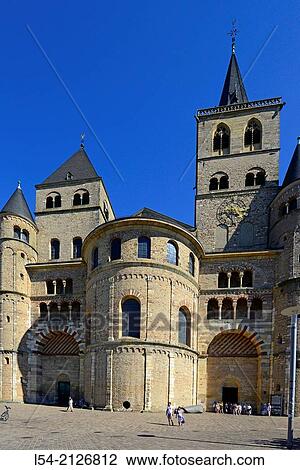 Trier Cathedral Germany Europe Mosel River Catholic DE Der Dom. View Large Photo Image Stock Image - Trier Cathedral Germany Europe Mosel River Catholic DE Der Dom.. Fotosearch