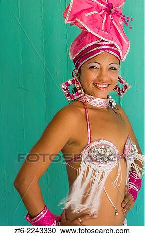Trinidad Cuba beautiful dancer in costume portrait with headress and color from tourist show 12. View Large Photo Image Stock Image - Trinidad Cuba beautiful dancer in costume portrait with headress and color from tourist show 12.. Fotosearch