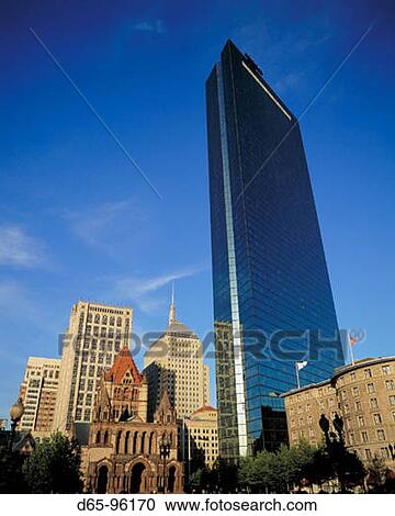 Trinity Church and Hancock Building. Copley Square. Boston. Massachusetts. USA View Large Photo Image Stock Image - Trinity Church and Hancock Building. Copley Square. Boston. Massachusetts. USA. Fotosearch