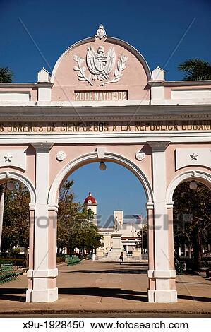Triumphal arch Arco de Triunfo and Parque Jose Marti in Cienfuegos, Cuba, Caribbean View Large Photo Image Stock Image - Triumphal arch Arco de Triunfo and Parque Jose Marti in Cienfuegos, Cuba, Caribbean. Fotosearch