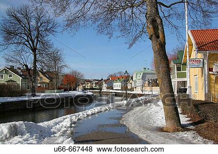 Trosa, Sodermanland, Sweden View Large Photo Image Stock Photo - Trosa, Sodermanland, Sweden. Fotosearch