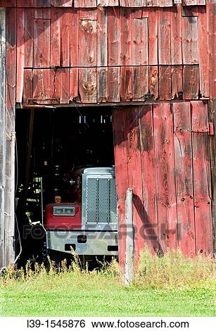 Truck in a barn in Sunderland, Massachusetts, USA View Large Photo Image Stock Photograph - Truck in a barn in Sunderland, Massachusetts, USA. Fotosearch