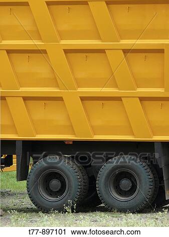 Stock Image - Truck trolly used to lift very heavy material India. Fotosearch