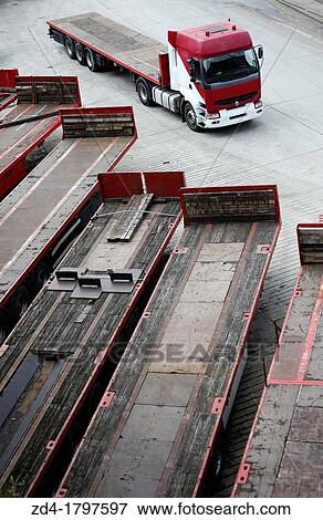 Trucks, Pasajes Port, Gipuzkoa, Basque Country, Spain View Large Photo Image Stock Photo - Trucks, Pasajes Port, Gipuzkoa, Basque Country, Spain. Fotosearch