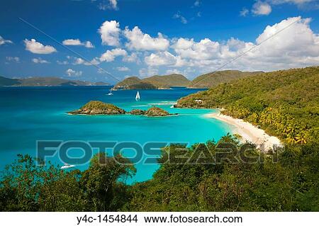 Trunk Bay Beach in the Virgin Islands National Park on the caribbean island of St John in the US Virgin Islands View Large Photo Image Picture - Trunk Bay Beach in the Virgin Islands National Park on the caribbean island of St John in the US Virgin Islands. Fotosearch