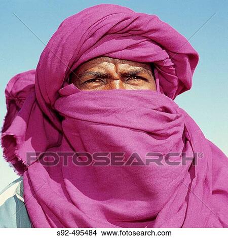 Tuareg. T? n? r? desert. View Large Photo Image Picture - Tuareg. T? n? r? desert.. Fotosearch