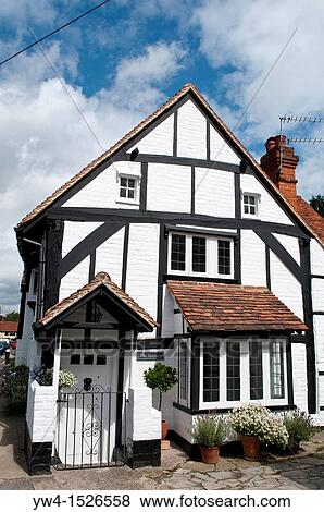 Tudor style cottage, Bray, Berkshire, England, UK View Large Photo Image Stock Photo - Tudor style cottage, Bray, Berkshire, England, UK. Fotosearch
