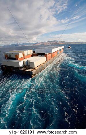 Tugboat pulling cargo to Oahu, Hawaii View Large Photo Image Stock Image - Tugboat pulling cargo to Oahu, Hawaii. Fotosearch
