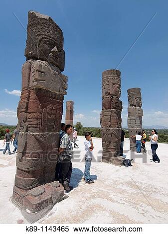 Stock Photography - Tula. Toltec archaelogical site. Mexico. Fotosearch