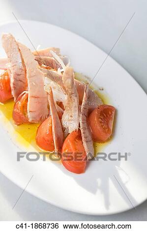 Tuna Belly salad. View Large Photo Image Stock Photograph - Tuna Belly salad.. Fotosearch