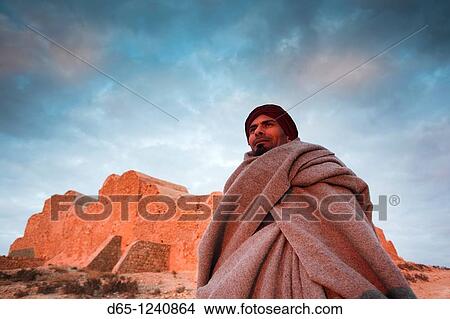 Tunisia, Ksour Area, Ksar Ouled Soltane, middle-aged Tunisian man, R, MR-TUN-10-004 View Large Photo Image Picture - Tunisia, Ksour Area, Ksar Ouled Soltane, middle-aged Tunisian man, R, MR-TUN-10-004. Fotosearch