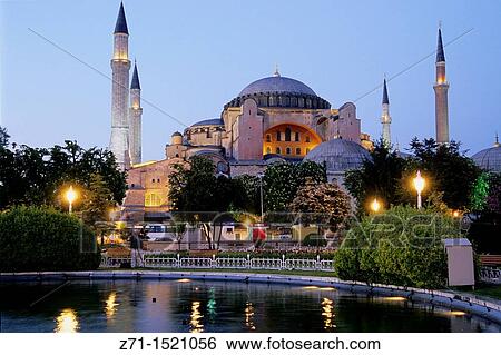 Turkey, Istanbul, Aya Sofya, Sancta Sophia, Hagia Sofia View Large Photo Image Stock Photograph - Turkey, Istanbul, Aya Sofya, Sancta Sophia, Hagia Sofia. Fotosearch