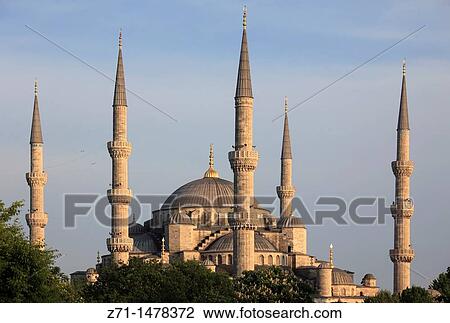 Turkey, Istanbul, Blue Mosque, Sultan Ahmet Camii, View Large Photo Image Stock Image - Turkey, Istanbul, Blue Mosque, Sultan Ahmet Camii,. Fotosearch