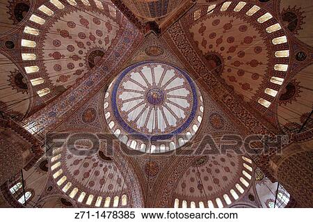 Turkey, Istanbul, Blue Mosque, Sultan Ahmet Camii, View Large Photo Image Stock Photography - Turkey, Istanbul, Blue Mosque, Sultan Ahmet Camii,. Fotosearch