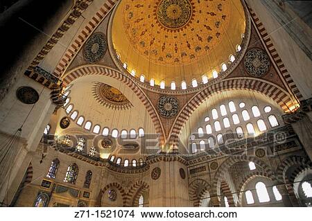 Turkey, Istanbul, Mosque of Sultan Suleyman the Magnificent View Large Photo Image Picture - Turkey, Istanbul, Mosque of Sultan Suleyman the Magnificent. Fotosearch