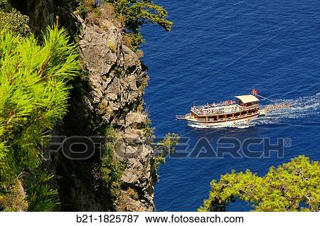 Turkey. sea excursion by? l? Deniz. View Large Photo Image Stock Photo - Turkey. sea excursion by? l? Deniz.. Fotosearch