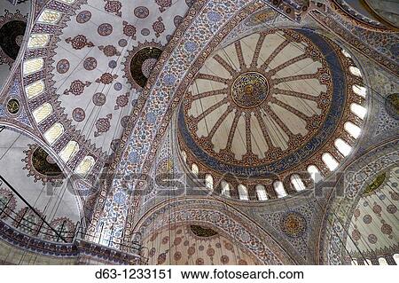 TURKEY. The Blue Mosque, Istanbul. View Large Photo Image Stock Image - TURKEY. The Blue Mosque, Istanbul.. Fotosearch