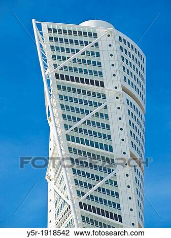 Turning Torso, with 190 metres highest skyscraper of Scandinavia, Malmo Municipality, Skane County, Sweden, Europe View Large Photo Image Stock Image - Turning Torso, with 190 metres highest skyscraper of Scandinavia, Malmo Municipality, Skane County, Sweden, Europe. Fotosearch