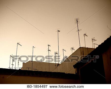 Tv antenna, Cordoba, Spain View Large Photo Image Stock Photo - Tv antenna, Cordoba, Spain. Fotosearch